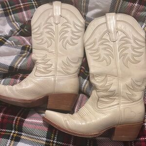 Tecovas the Annie Women's Ivory Western Boots